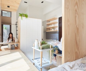 An Incredibly Compact House Under 40 Square Meters That Uses Natural Decor