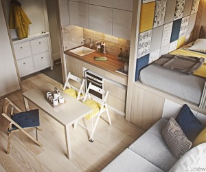 Small House Home Design Ideas. 4 Cute and Stylish Spaces Under 50  Square Meters