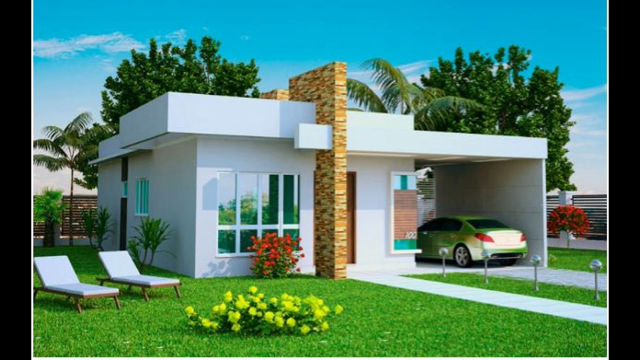 Single Storey Small House Design With 2 Bedrooms