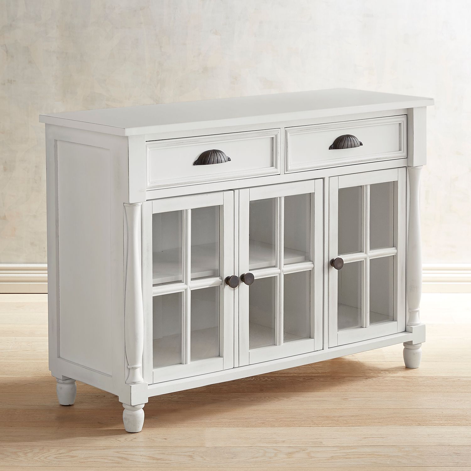 Heartland Collection White Buffet Table