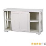 Traveller Location - Yaheetech Antique White Buffet Cabinet Kitchen Table with  Sliding Door Stackable Sideboard Storage Cabinet - Buffets & Sideboards