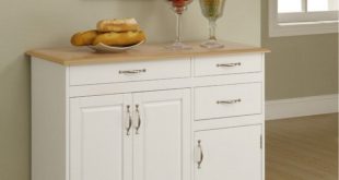 Small White Kitchen Buffet Cabinet