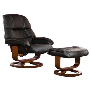 Easter Standard Manual Swivel Recliner with Ottoman