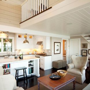 Small Open Kitchen And Living Room | Houzz