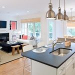 kitchen attached to small family room | Small Open Kitchen Design