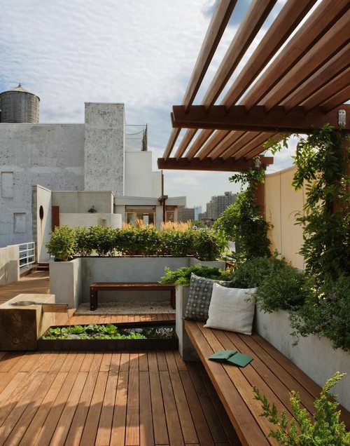 rooftop garden design, rooftop garden ideas, and diy rooftop garden image