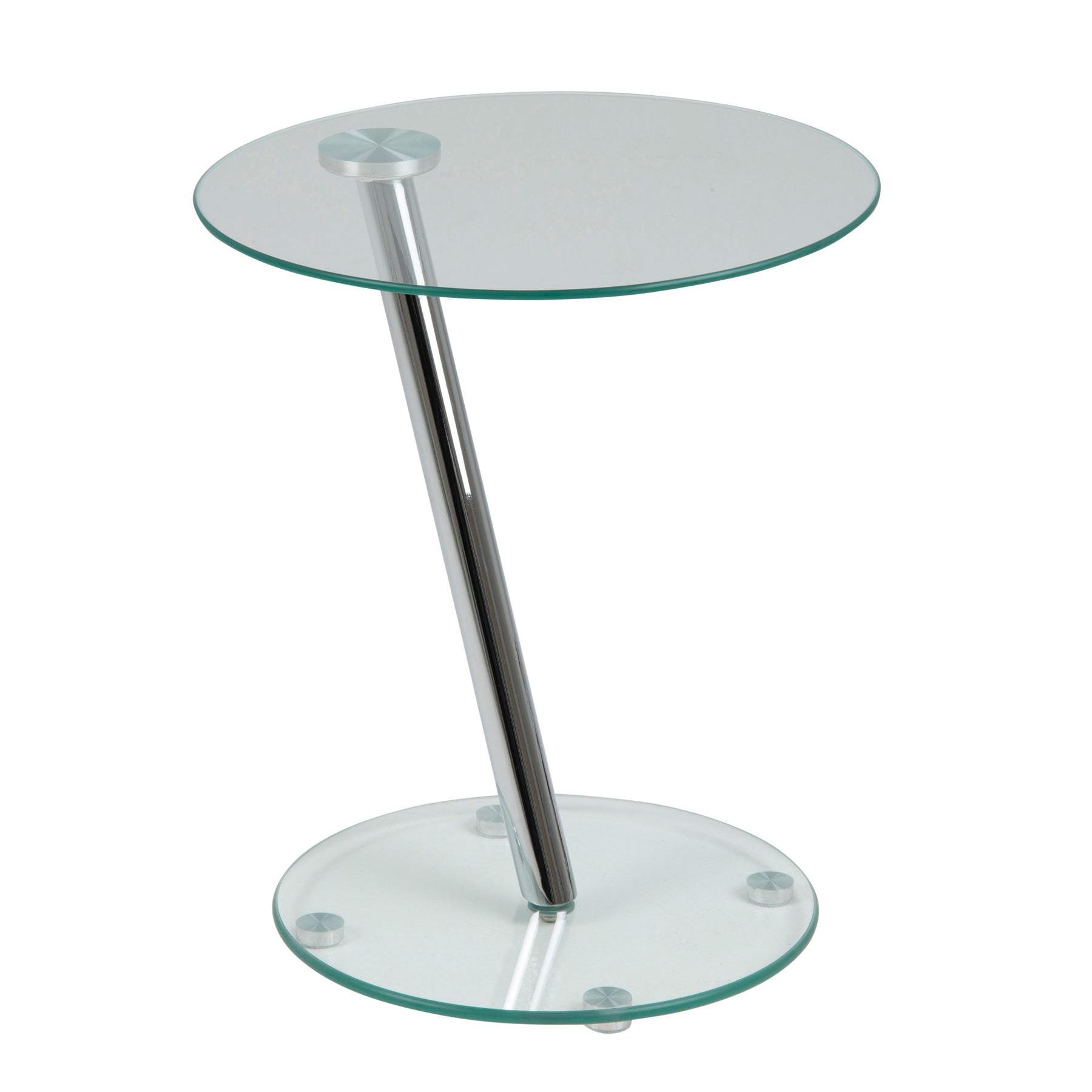 Should you buy a small round glass
  side  table ?