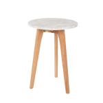 white stone side table [small]