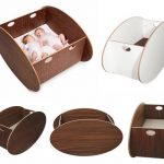 So-ro Modern Wooden Baby Cradle u2013 DIY Kids Stamping & Printing
