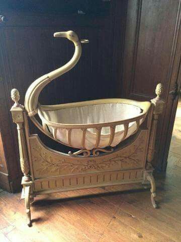 Swan cradle early 1900's | Antique & Vintage Baby♡ Items