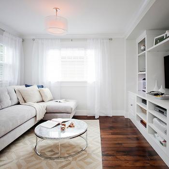 Round Marble Top Coffee Table