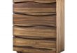 Modus Ocean 5 Drawer Solid Wood Chest in Natural Sengon