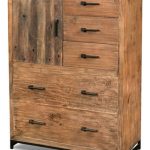 Atwood Rustic Distressed Solid Wood Chest of Drawers, Dresser