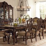 Charming Image Of Dining Room Decoration Using Round Black Metal