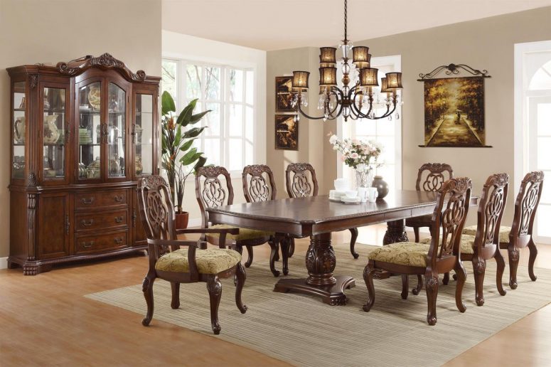 Lovable Solid Wood Formal Dining Room Sets Small Formal Dining Room  Contemporary Formal Dining