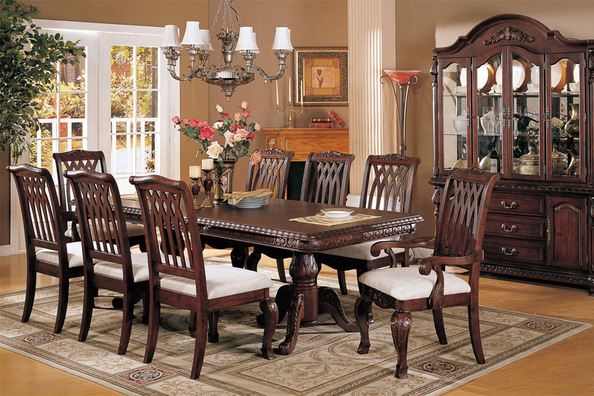 Solid wood formal dining room sets for
  better look