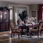 Fabulous Solid Wood Formal Dining Room Sets Dark Brown Finish Solid Wood  Long Table