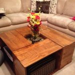 interesting brown square unique wood coffee table storage stained ideas