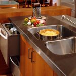 Stainless steel sink and countertop