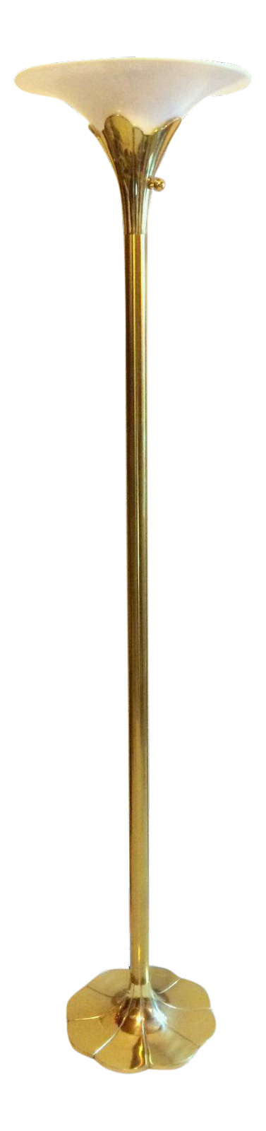 Stiffel brass floor lamp a type of  traditional lamp