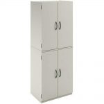 Traveller Location: Mainstays Tall Storage Cabinet, 4 Door, (White): Home & Kitchen