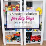 Love this way of organizing big toys! SUPER affordable, too! |  Traveller Location