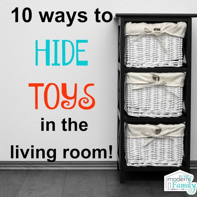 hide toys in the living room