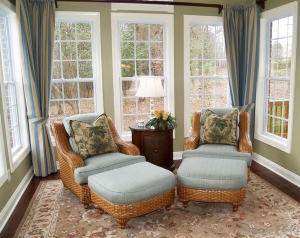 modern sunrooms designs tips and ideas small sunroom furniture ideas  armchairs side table