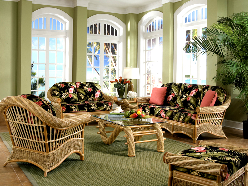 Image of: Ideas Indoor Sunroom Furniture Sets