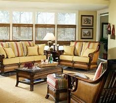 Living Room Cane Furniture, Living Room Chairs, Rattan Furniture, Sunroom  Furniture, Living