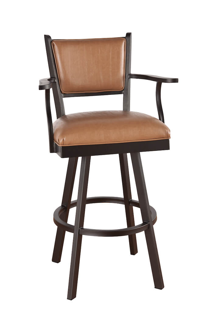 Callee Carolina Swivel Bar Stool with Arms