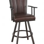Callee Bogart Flex Back Swivel Stool with Arms