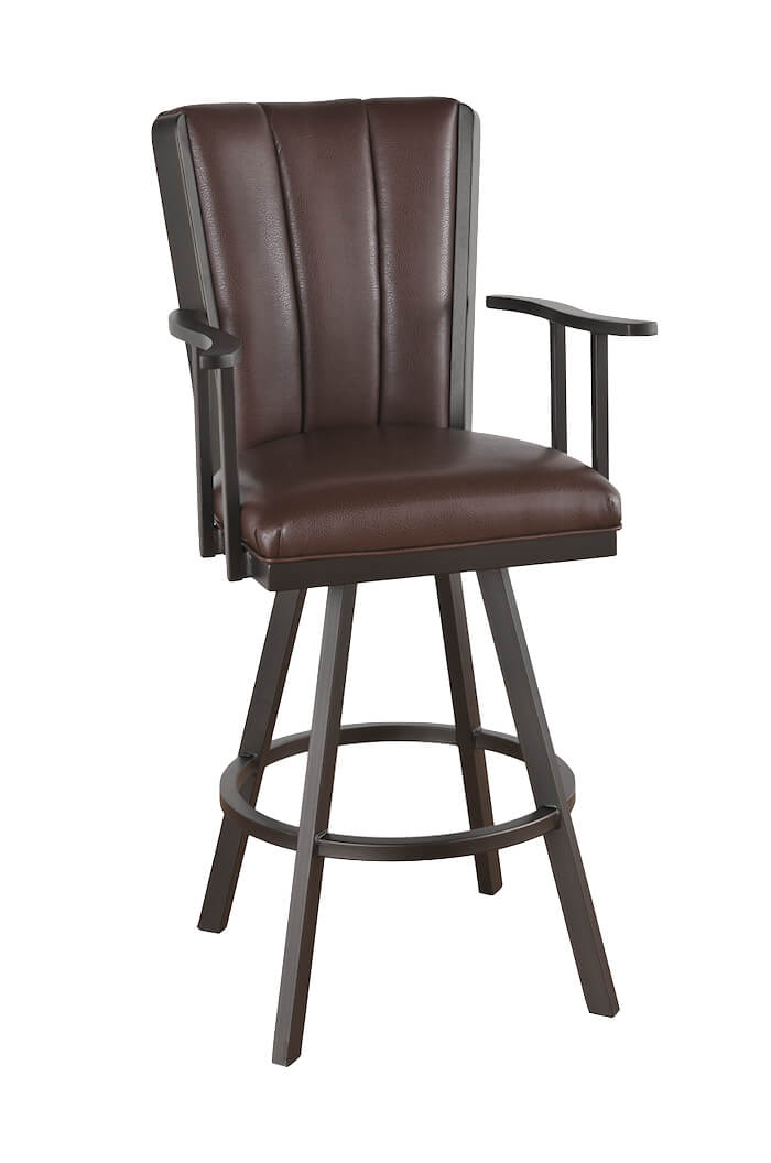 Callee Bogart Flex Back Swivel Stool with Arms