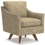 La-Z-Boy Chairs Reegan Swivel Chair with Splayed Wood Legs and Premier  ComfortCore Cushion | HomeWorld Furniture | Upholstered Chairs