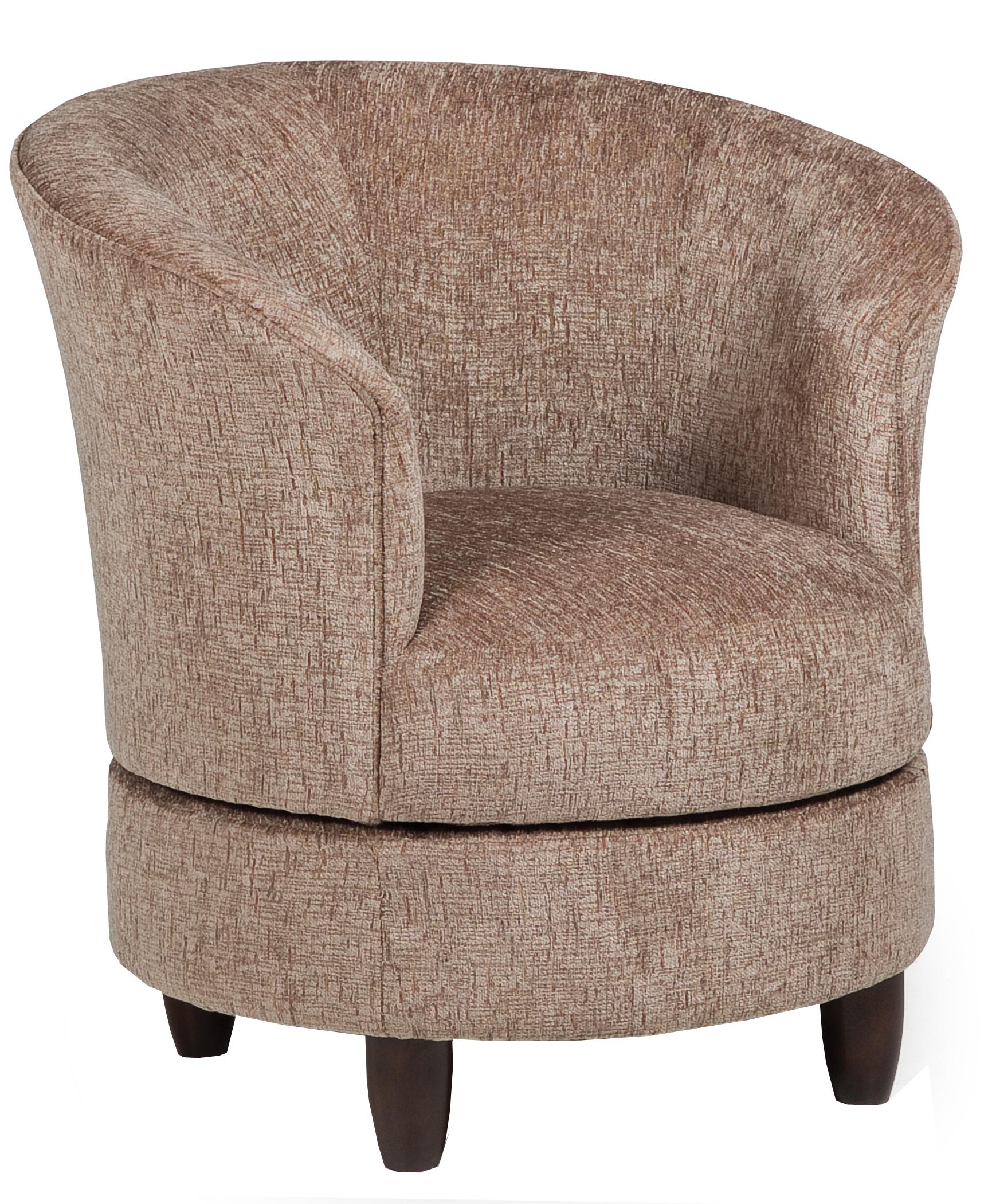 Swivel Barrel Chair