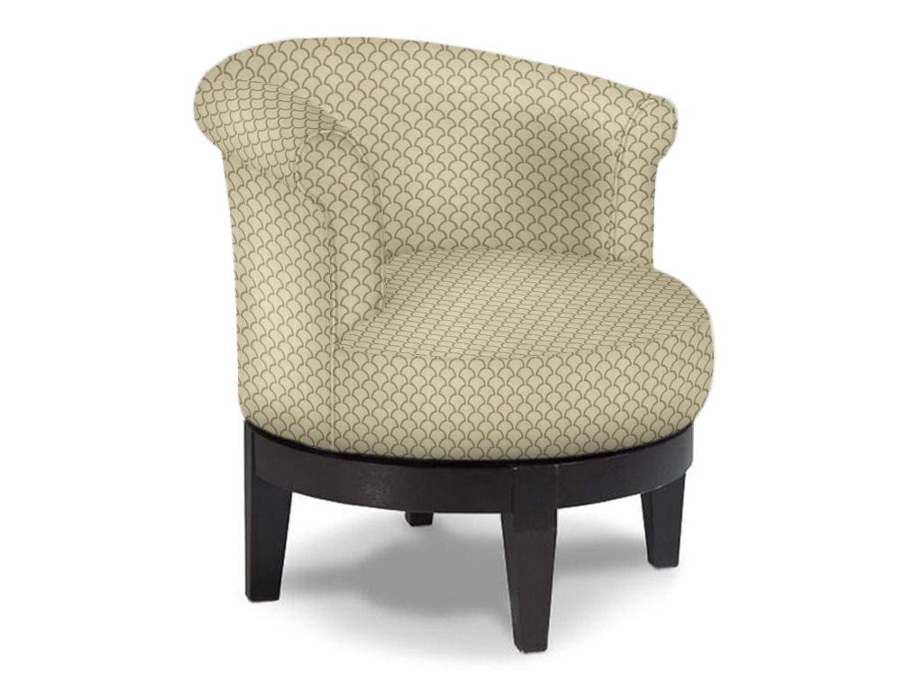 Addison Round Swivel Chair Low Profile | Fun Accent Chairs | Abode & Company