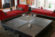 Table basse métal design - Table basse design - table basse métal