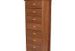 Lingerie Chest Of Drawers Tall Dresser Bedroom Cabinet Wood Organizer  Storage
