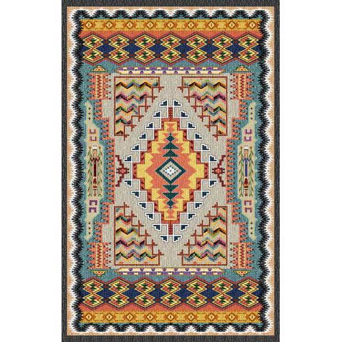 Pure Country Weavers Southwest Turquoise Tapestry Wall Hanging