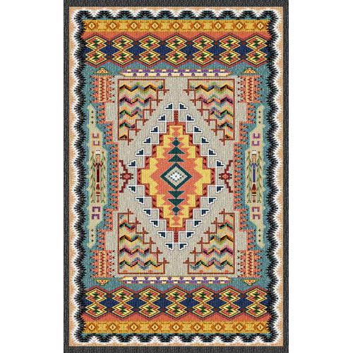 Pure Country Weavers Southwest Turquoise Tapestry Wall Hanging