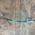 Tempered glass shelf, shelf in shower, shower shelf