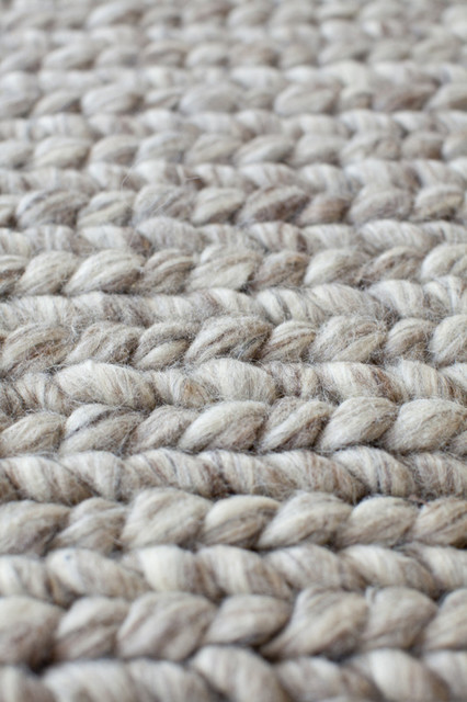 Thick Wool Modern Scandinavian Rug - Scandinavian - Area Rugs - by Plush  Pod Decor