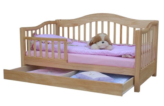 Wooden Toddler Bed/Crib/Cot/Baby Bed image