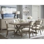 Furniture Rachael Ray Highline Expandable Trestle Dining Table