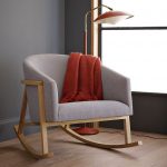 baby nursery modern upholstered rocking chair
