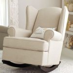 pb kids upholstered rocking chair for baby nursery furniture