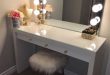 VANITY MIRROR WITH DESK & LIGHTS