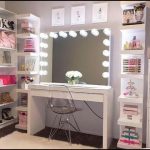 Vanity Desk With Mirror And Lights