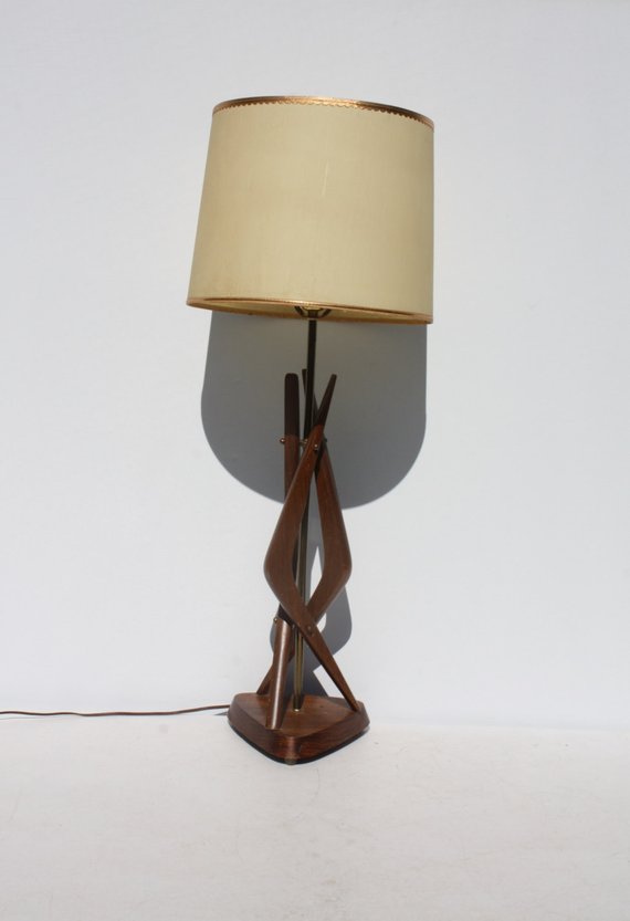 Vintage Lamp Mid Century Modern Danish Modern Table Lamp Eames | Etsy