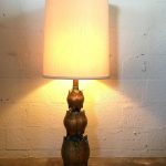Large Scale Vintage Mid-Century Modern Table Lamp | Chairish